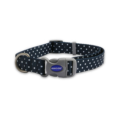 Ancol Polka Dot Patterned Collar Large